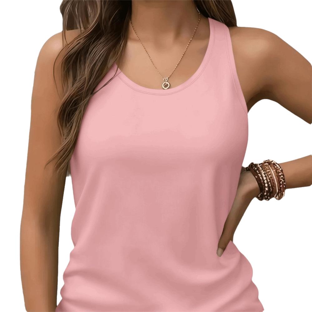 Sleeveless Women s Tank Top Quick Dry Vest Top Basic Slim Fit Cami  Yoga S