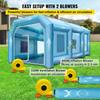 Inflatable Paint Booth Spray Paint Tent 26x15x10ft for Machine Painting