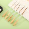 Pack of 5 Artisanal Brushes Featuring Short Grip and Elastic Bristles for Oil Gouache Creations Detailed Work