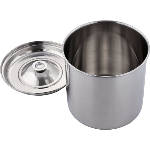 Wahei Freize Storage Container Kitchen Pot Ajido 12cm 1.3L Round Deep Molybdenum Made in Japan AD-291