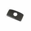 Real Carbon Fiber Inner Storage Box Handle Bowl Trim Fit For Jaguar XE 2016-19