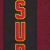Supreme Woven Patches Hooded Sweatshirt Cardinal