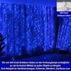 300 LED Light Curtain 3 M X 3 M USB Lights Curtain With 8 Modes Remote Control Adjustable Brightness Bedroom Window Indoor Outdoor