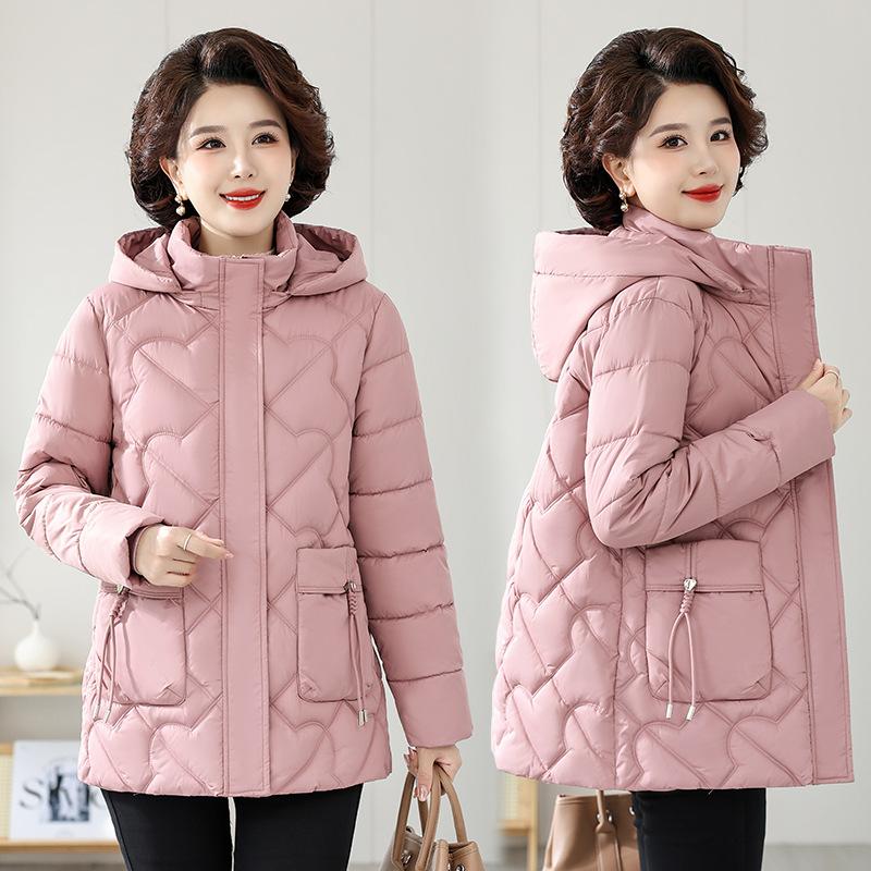 2025 Fall/Winter Padded Jacket Mid-length Fashion Cotton Jacket Women's Winter Wear New Temperament Jacket