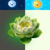 1PC Luminous Lotus Toilet Sticker, Creative Self-adhesive Wall Decal For Bathroom, Waterproof Luminous Decoration