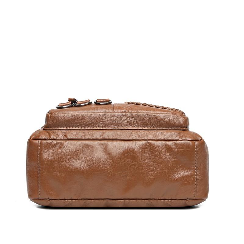 Ladies Waterproof PU Rivet Iron Ring Small Accessories Retro Gift Bag For Mom Cross-Body Bag