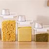 Contenitore Trasparente per Cereali ad Accesso Facile per una Cucina Pulita e Ordinata Scatola Dispenser per Cereali