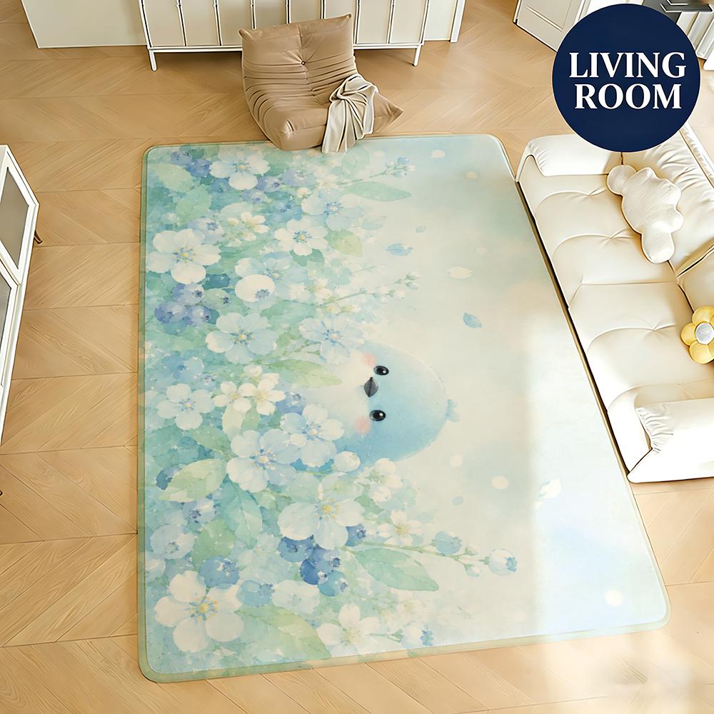 Soft Bloom Realm Floor Mat Non-Slip Absorbent Doormat Bathroom Bedroom Home Decor Rug