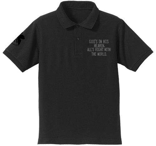 COSPA Neon Genesis Evangelion NERV Polo Shirt BLACK Size L