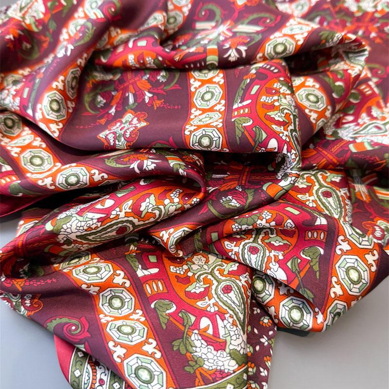 Hot Hijab Printing New Brand Women Scarf Spring Summer Silk Scarves Shawls Lady Wraps Beach Stoles Hijab Foulard Large Bandana