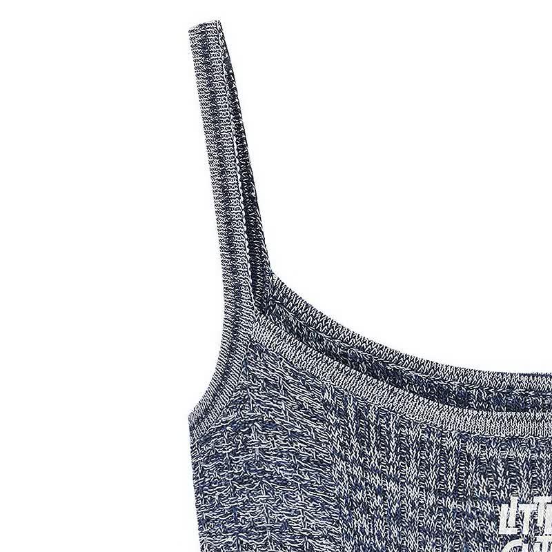 Ledin Letter Print Knit Camisole