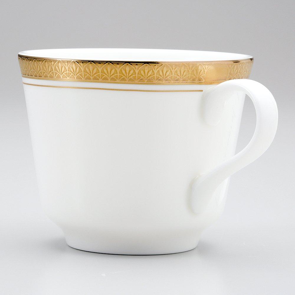 NARUMI Esmeralda Gold Cup and Saucer, 190cc, Coffee, Made in Japan, 8186-2369