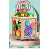 Montessori Wooden Children's Toys Multifunction Beaded Treasure Box Preschool Baby Building Blocks Early Education Kids Toys