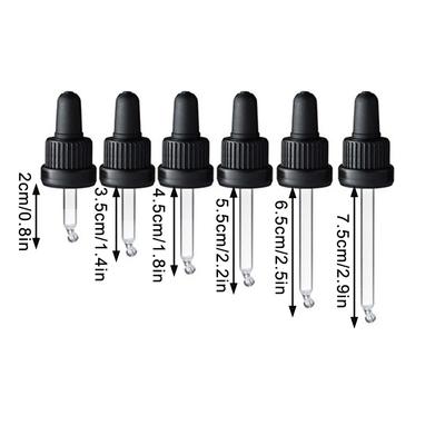 Tropferkopf für ätherische Öle, Glas, Winkelstück, abgestufter Tropferkopf, Tröpfchenflasche, Zubehör für Schönheit, Make-up, Hautpflege-Tools
