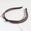 Elegant PU Leather Headband for Casual Wear Women Hairhoop Fashion Headpieces Accessories Knotted Headband Hair Decors