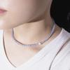 Kiee Oshimu (Silver925) 505 Sky Blue Pearl Spot Necklace