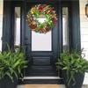 Wreath Decoration Simulation Plastic Aquatic Plant Wreath, Home Decoration Wreath Door Hanging Plastic Vine