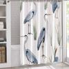 Shower Curtain, 72 x 72 Inches Shower Curtain Liner, Birds Heron in The Water Shower Curtains for Bathroom, Shower Stall & Bathtubs, Waterproof