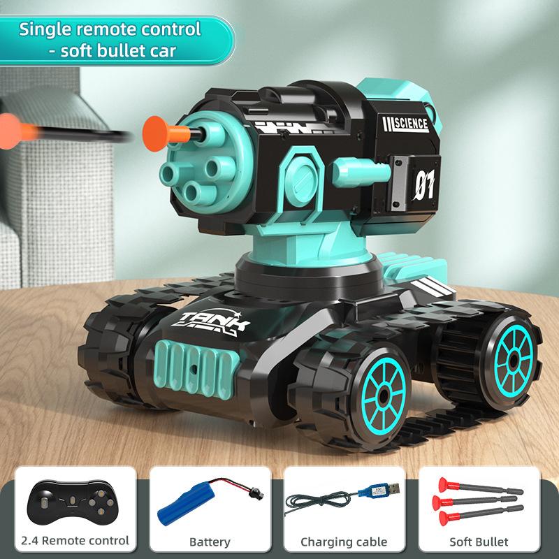 Mini Remote Control Tank Gesture Battle Remote Control Car Tracked Water Bomb Tank Children'S Toy Car Rc