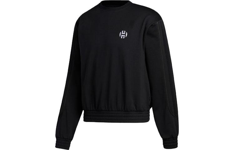 Adidas Sweatshirts Men s Black Crew Neck Moderate Regular GI6673 S