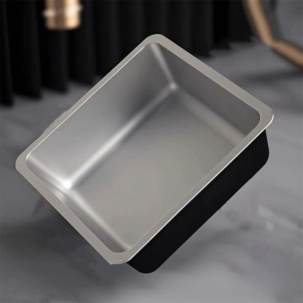 Stainless Steel Dog Food Bowl Neck Protection Elevated Stand Pet Water Food Dish Anti-Tip Dogs Grain Bowl Feeding Drinking