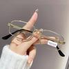 New High-end Metal Framed Reading Glasses Women Luxury Designer  Presbyopia Glasses Men Anti Blue Light Farsighted Eyeglasses
