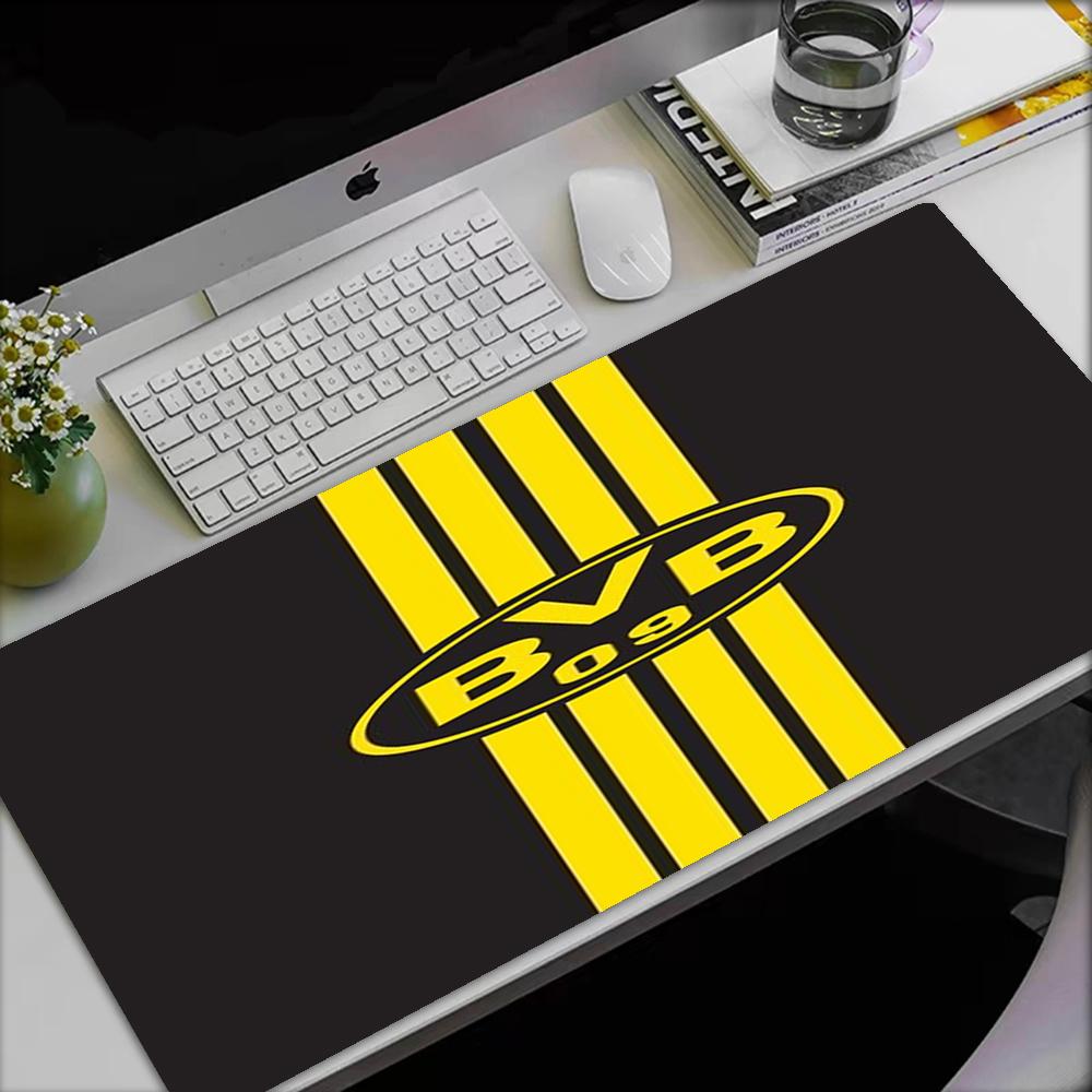 Borussia Dortmund Thema Mauspads, Rutschfeste Gummiunterseite, Multifunktionales Büro- & Wohnaccessoire, Perfekt zur Personalisierung des Arbeitsplatzes.