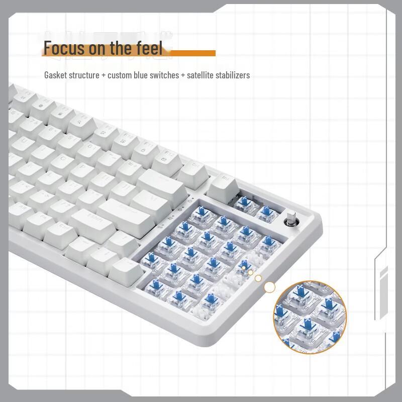 Lenovo MK9 Gasket Wired Mechanical Keyboard