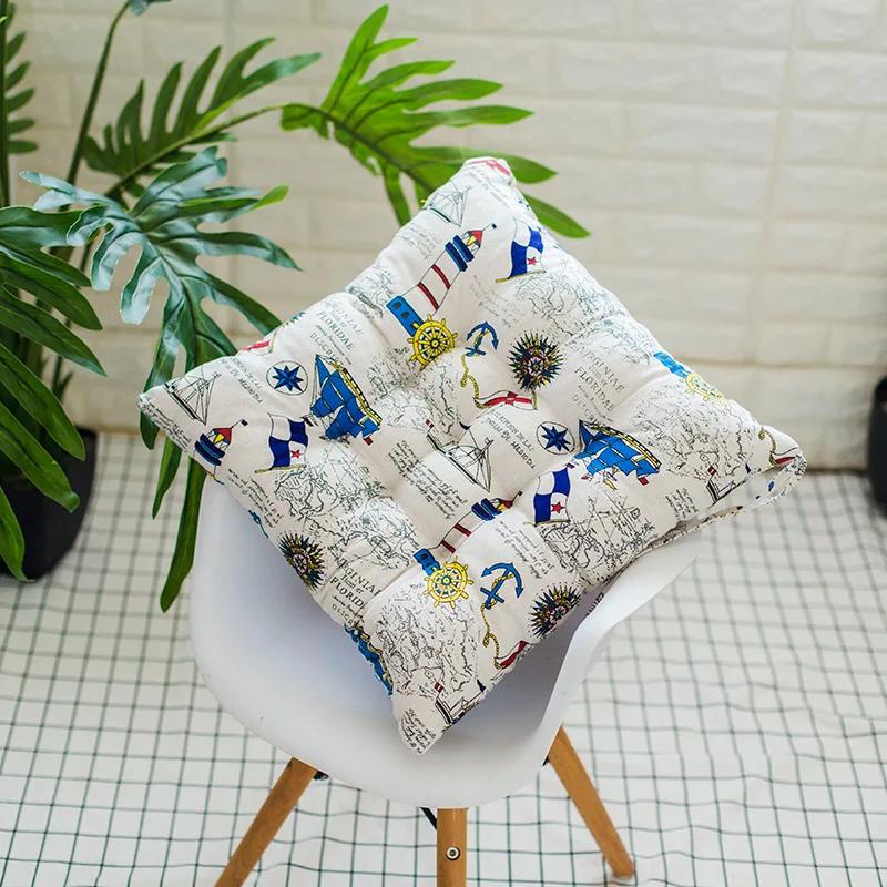 Thickened Cushion Summer Chair Chair Cushion Office Summer Student Classroom Stool Butt Pad Four Seasons Breathable Soft