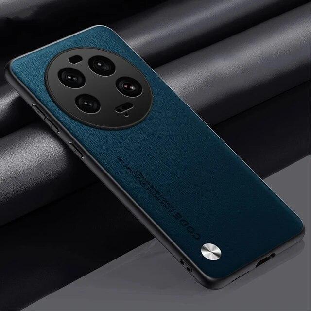 

Чехол для Xiaomi 14 Ultra 14 Pro, роскошный кожаный противоскользящий чехол для телефона для MI 13 Ultra 13 Lite 13 Pro, противоударный бампер Xiaomi 13 Ultra зелёный