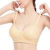 Styling cup front buckle large size underwear women's no steel ring adjustable vest new large size bra