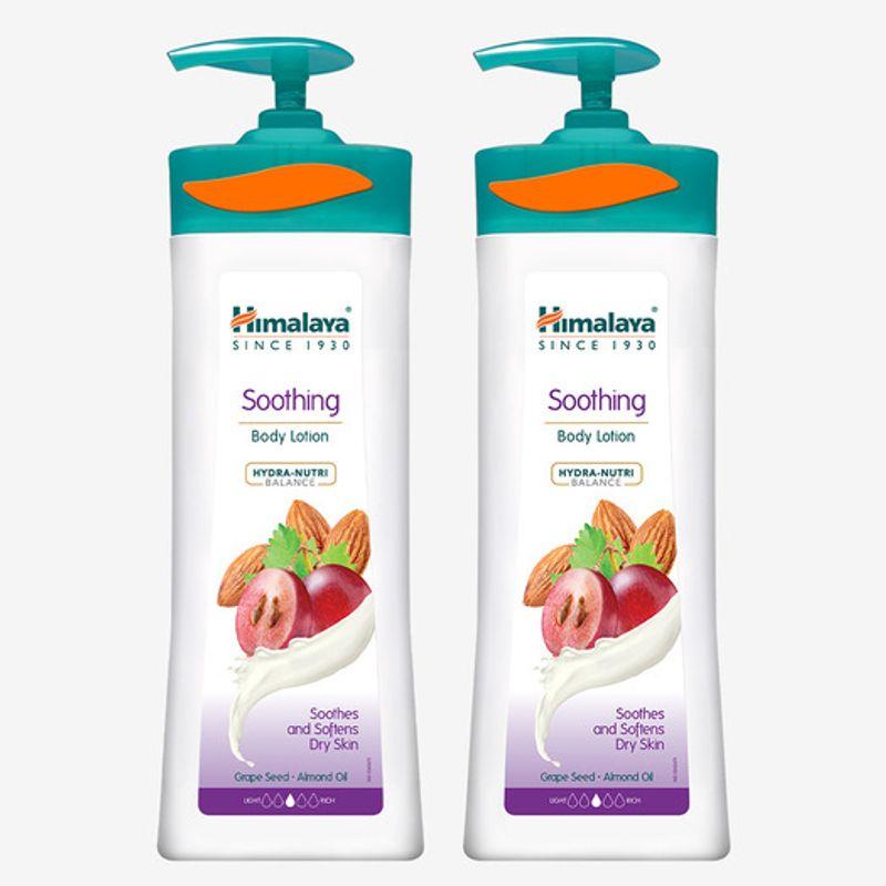 himalaya soothing body lotion 400ml x2 single type