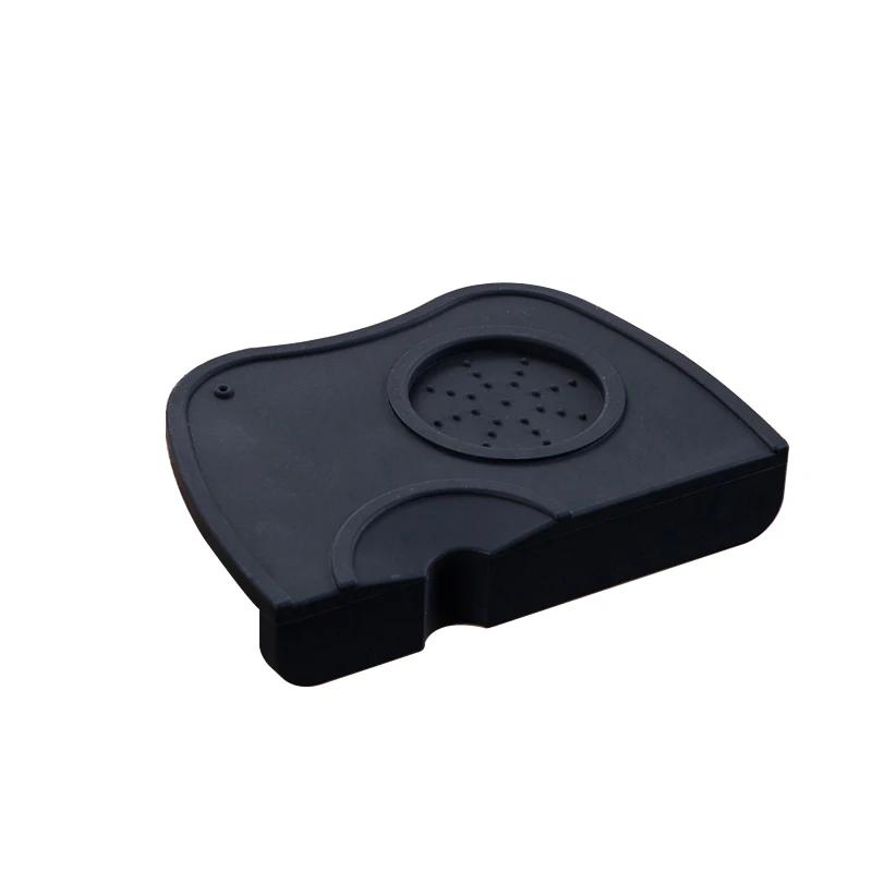 Coffee Tampers Mat 58mm Fluted Coffee Tampering Corner Mat Pad Tool Made For Baristas With Non-Slippery Food Safe Silicone