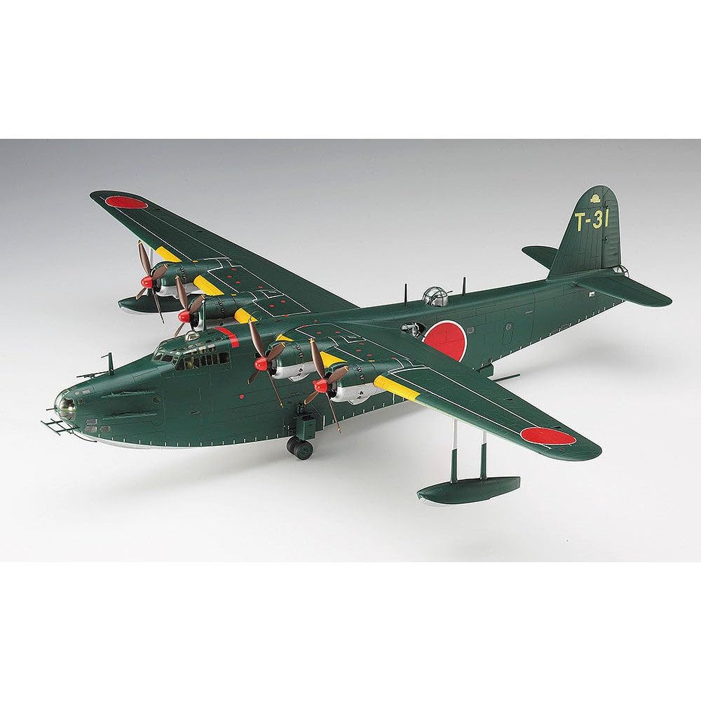 Hasegawa Scale Japanese Navy Kawanishi H8K2 Type 2 Flying Boat Model 12 E45 Plastic Model 1/72