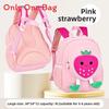 Kids Backpack With Fruit Embroidery Duffle Bag For School And Travel