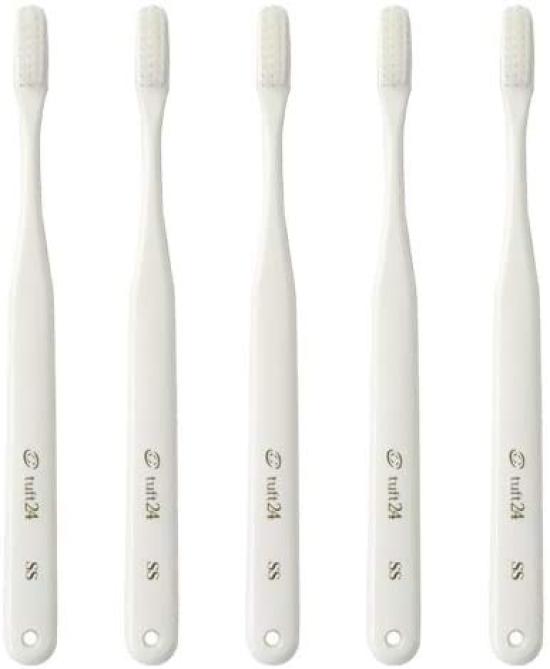 

dental Oral Care Tuft 24 SS White of No cap [For use] (Super Soft) [Set 25] білий