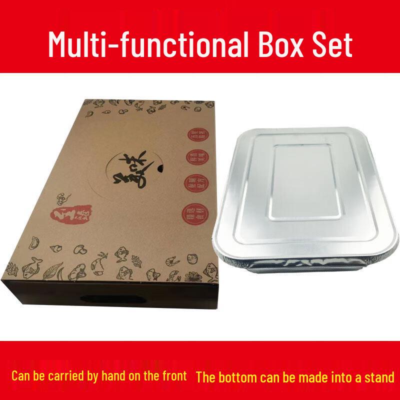 Commercial Large Rectangular Aluminum Foil Takeaway Box