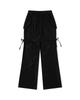 MOAA Wrap Skirt Bootcut Trousers (Black)