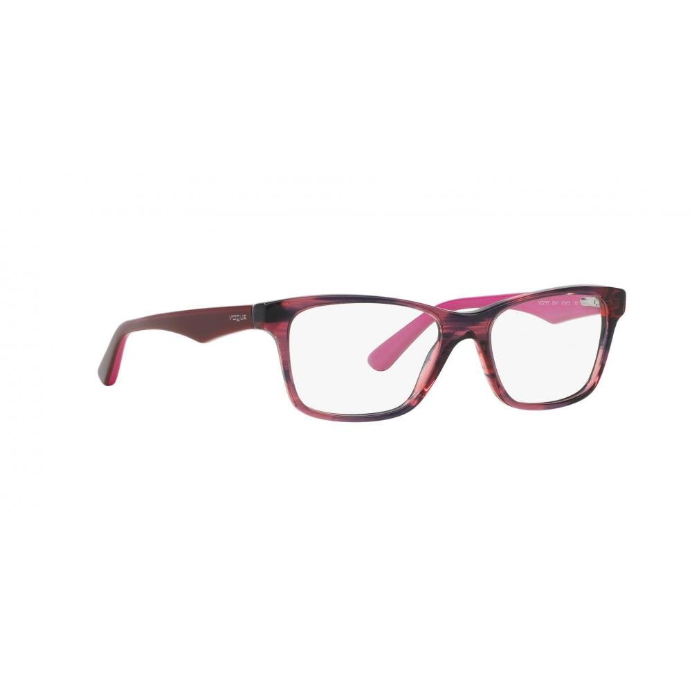 

Vogue Women s 51mm Striped Black Cherry Opticals полосатый черный вишневый