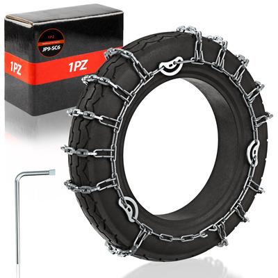 1PZ JP9-SC6 14 Tier 3.00-10 Snow Chain Tire Chain High Density Motorcycle Motorcycle High Grip Anti-Slip Snow Road Sand