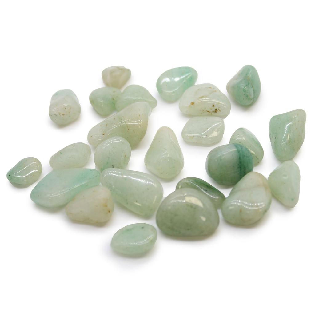 Aventurine African Tumbled Stones, 24 Pieces