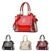 Elegant Shiny Patent Leather Large Capacity Handbag Versatile Shoulder Crossbody Bag