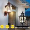 European Style Outdoor Solar Post Light: Waterproof Gate, Pillar, and Villa Wall Illumination