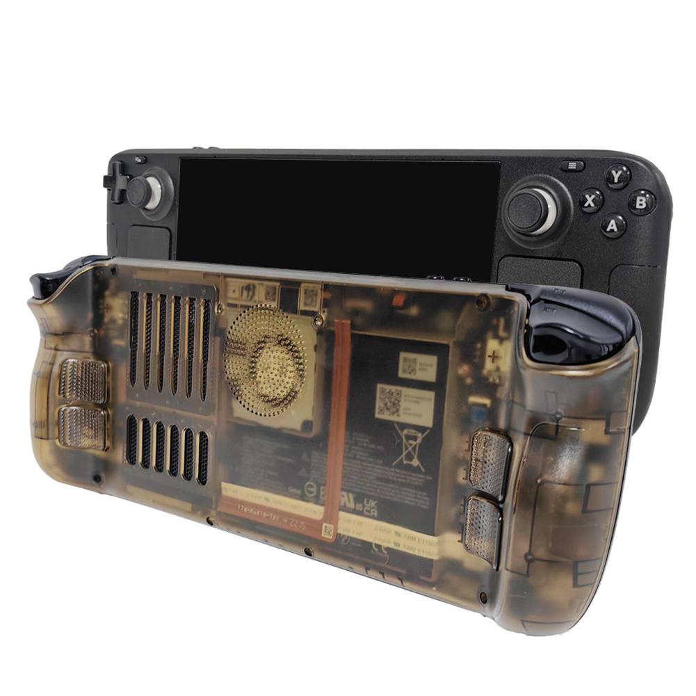 Plastic Cover Skin Shell Shockproof Protective Cover Shell Case Replacement Heat Dissipation with Bracket for Steam Deck