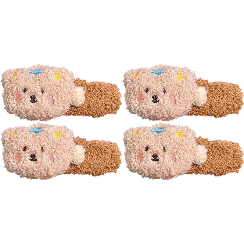 Plush Bear Hair Clip Women Cute Large BB Clip Sweet Simple Hair Accessories