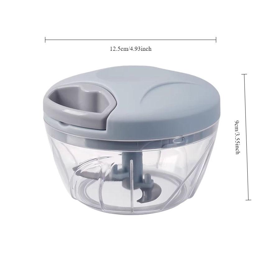 500ML Garlic Chopper Manual Garlic Press Food Vegetables Cutter Meat Grinders Kitchen Gadgets Hand Mincer Garlic Masher