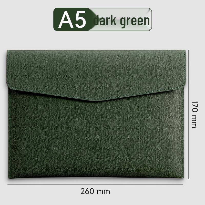 Custom A4 Lychee Grain Document File Bag and Briefcase