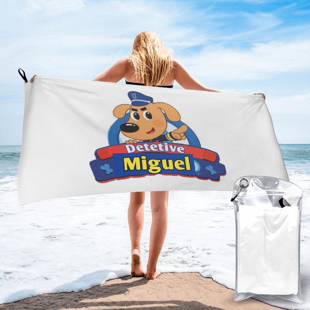 Sheriff Labrador Beach Towel Soft Microfiber Quick Dry Absorbent Quick Towels For Swimming