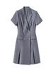 Shenzhen Nanyou Women's Double-Breasted Short Professional OL Suit Dress