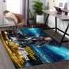 Johnny Hallyday Stade de France 98 Concert PosterOffice Mat Perfect for Home Decor Office Desk Chair Rugs Chair Carpet for office Polyester